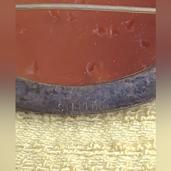 Sterling cameo brooch. - Picture 3 of 3